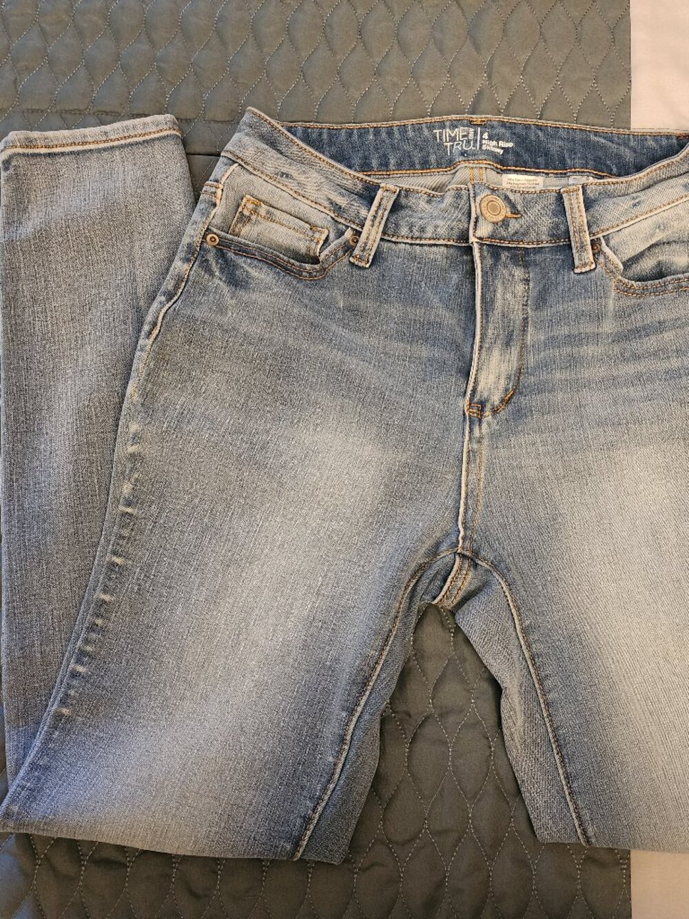 Time & Tru High Rise Skinny Jeans